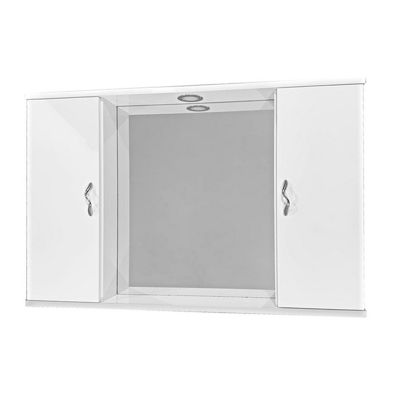 foto del prodotto specchio serie elettra 2 ante lisce