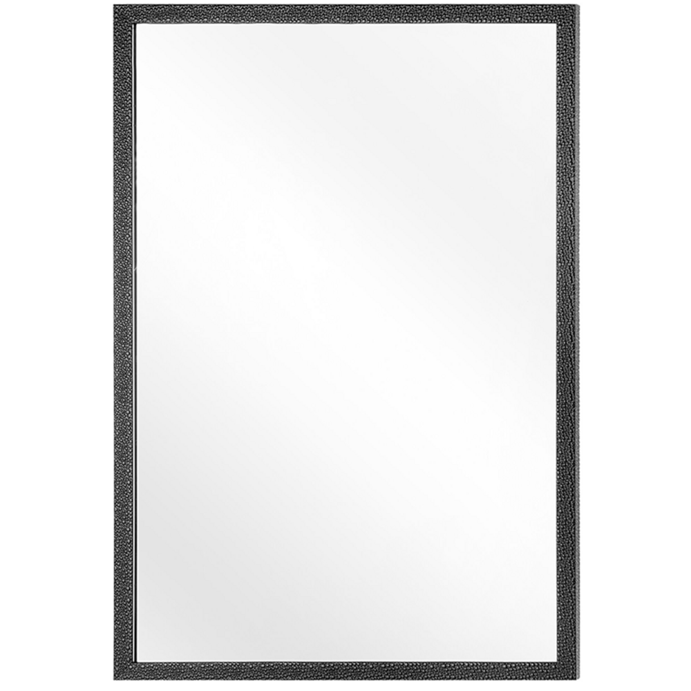foto del prodotto specchio sospeso da parete nero 60 x 90 cm soggiorno moderno contemporaneo