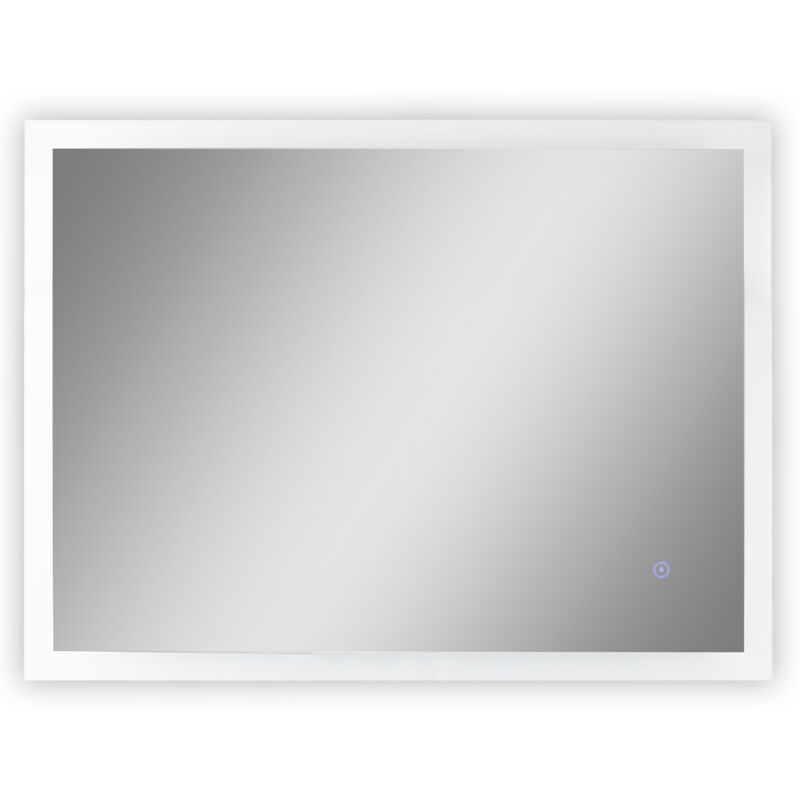 foto del prodotto specchio specchio per trucco con luce bagno illuminazione indiretta tipo 2, rettangolare 60x80 cm paco home