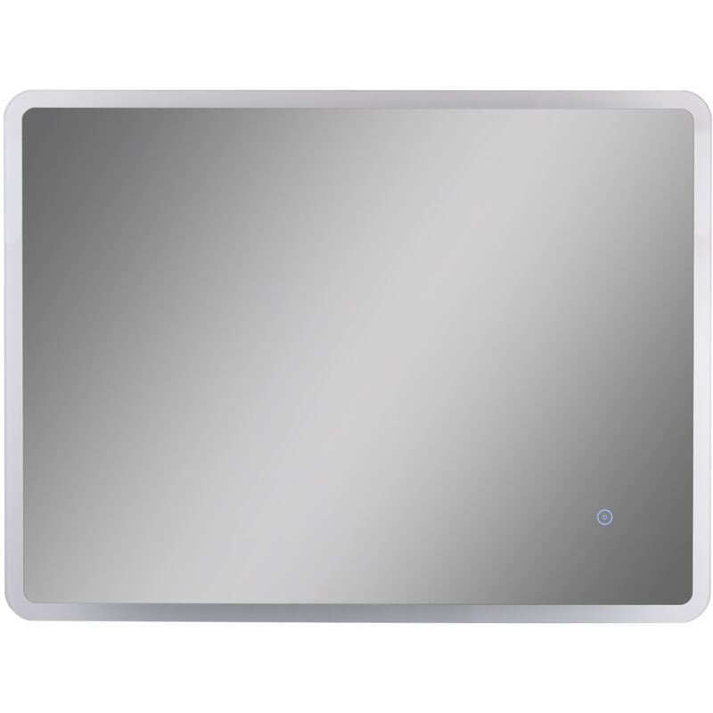 foto del prodotto specchio specchio per trucco con luce bagno illuminazione indiretta tipo 3, rettangolare 60x80 cm paco home