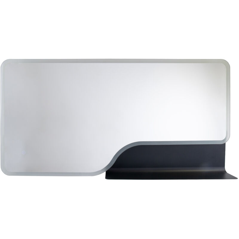 foto del prodotto specchio specchio per trucco con luce bagno illuminazione indiretta tipo 9, rettangolare 120x60 cm paco home