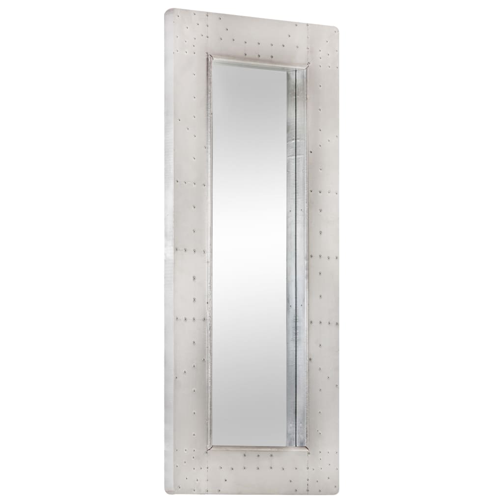 foto del prodotto specchio stile aviatore 110x50 cm in metallo cod mxl 67510
