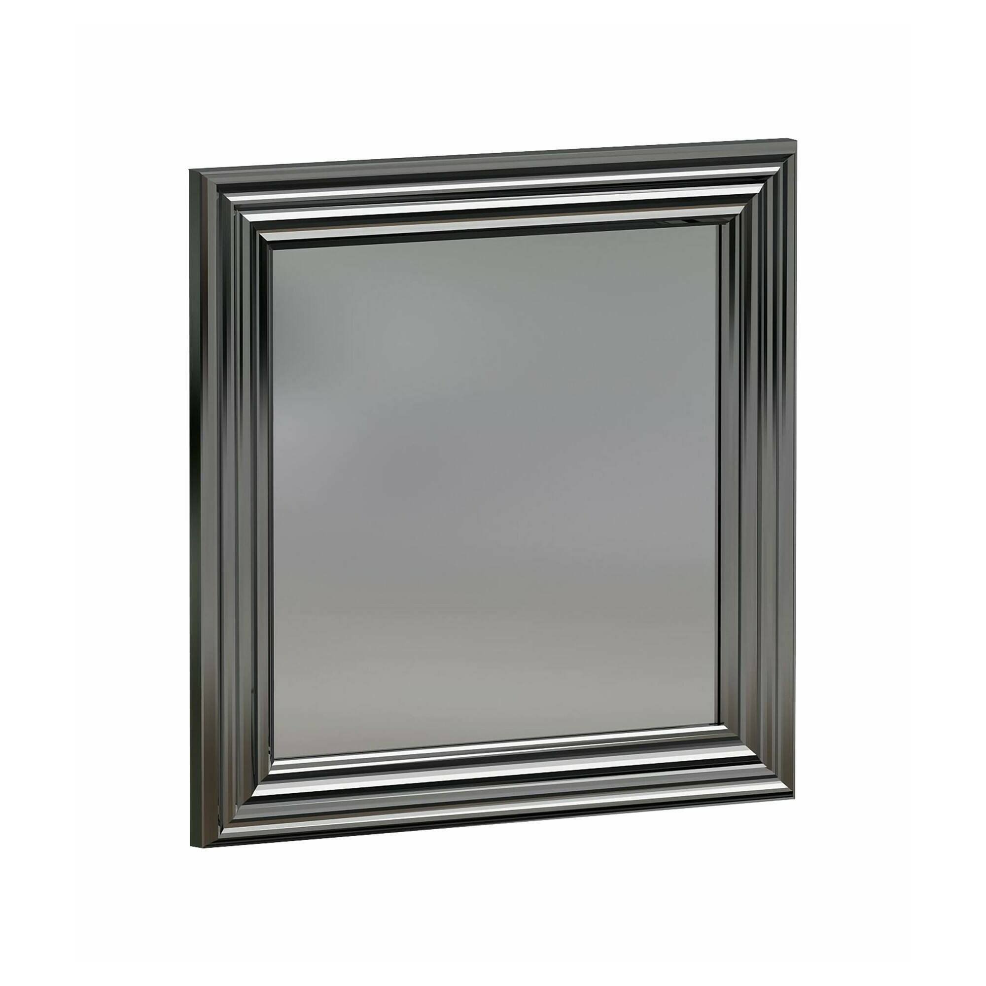 foto del prodotto specchio thane, specchiera, articolo d'arredo a muro, decorazione con specchio, 40x3h40 cm, argento