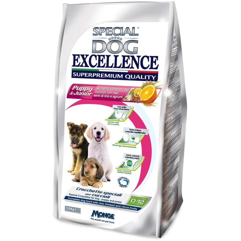 foto del prodotto special dog excellence crocchette 1.5 kg puppy e junior