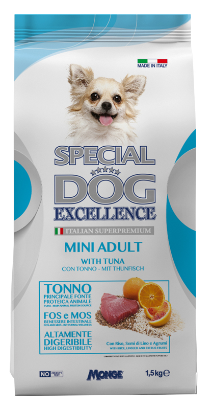 foto del prodotto special dog excellence mini adult tonno 1,5 kg