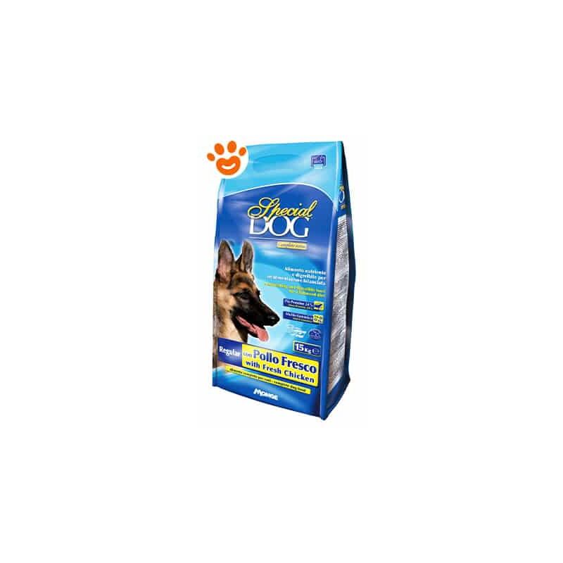 foto del prodotto special dog regular con pollo fresco special dog regular con pollo fresco sacco da 15 kg monge