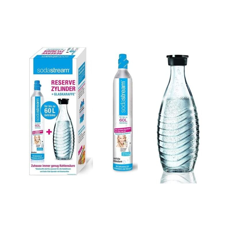 foto del prodotto special pack cilindro co2 e bottiglia in vetro