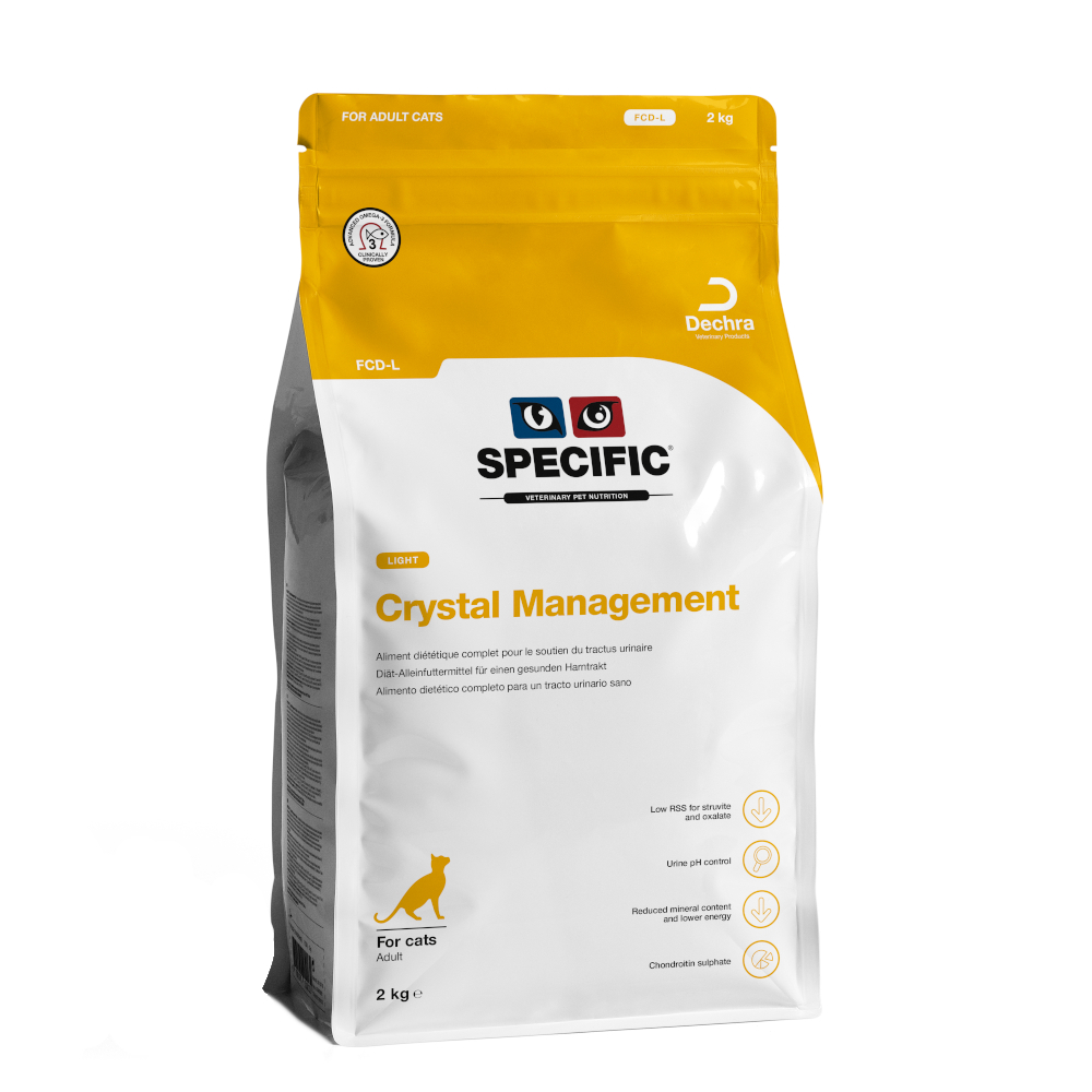 foto del prodotto specific cat fcd l crystal management light 2 kg
