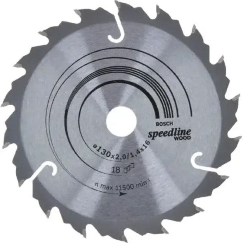 foto del prodotto speedline wood lama per sega circolare 130x16 mm per legno bosch