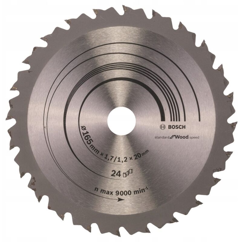 foto del prodotto speedline wood lama per sega circolare 165x20 mm per legno bosch