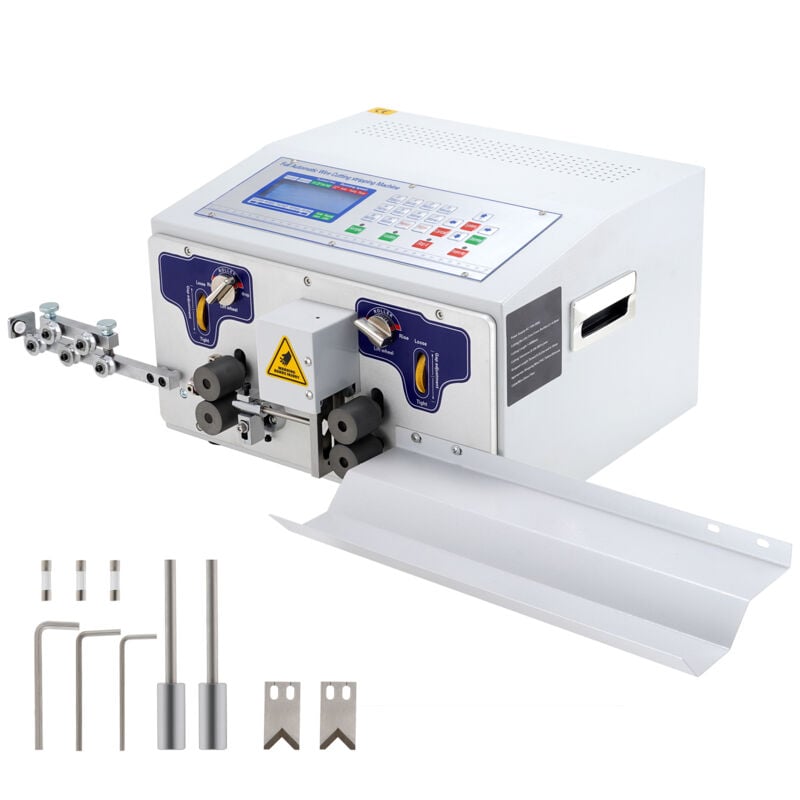 foto del prodotto spelafili automatica 300v, strumento spelafili computerizzato con raddrizzatore e piastra di raccolta per fili da 0,1 10 mm mophorn