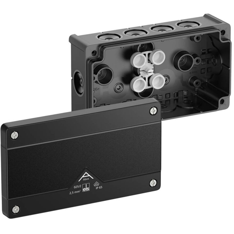 foto del prodotto spelsberg 80200201 cassetta di derivazione l x l x a 87 x 152 x 52 mm nero ip66 1 pz.