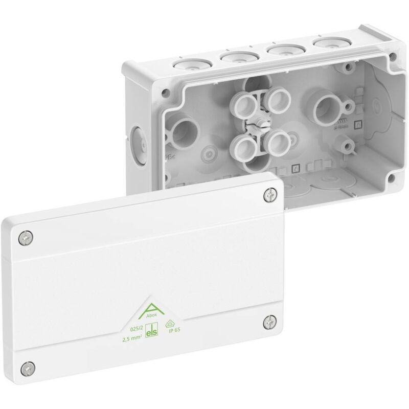 foto del prodotto spelsberg - 80210201 cassetta di derivazione l x l x a 87 x 152 x 52 mm bianco ip66 1 pz.