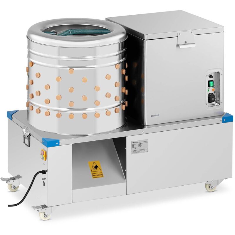 foto del prodotto spennapolli e bollitore 2 in 1 spiumatrice per polli e volatili 1500 w 55 litri