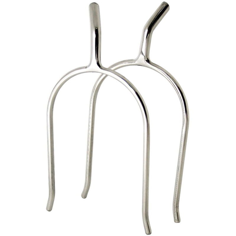 foto del prodotto speroni portoghesi a pressione in acciaio inox con gambo curvo 45 mm