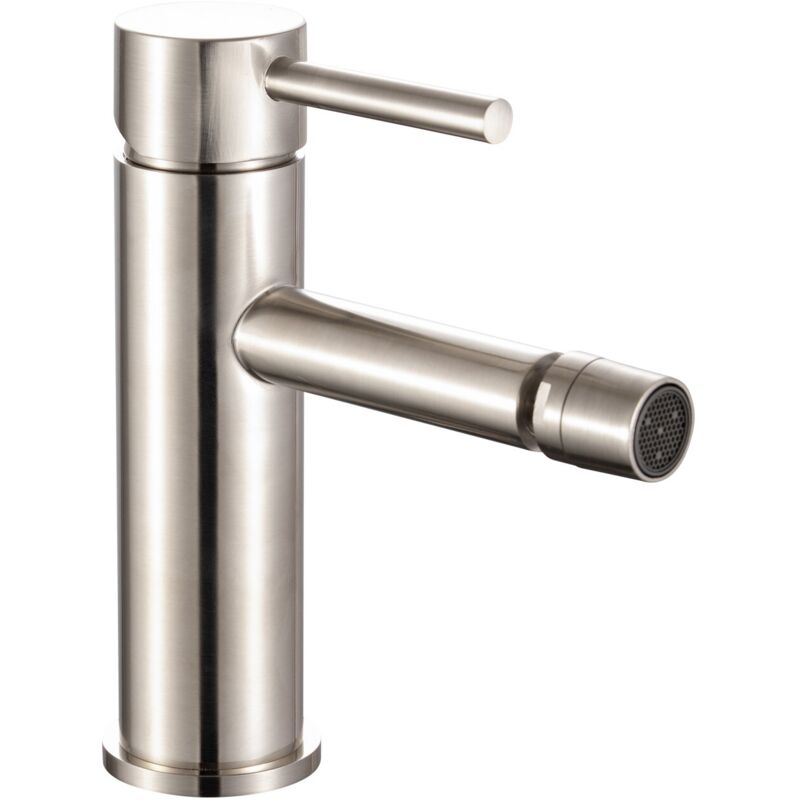 foto del prodotto sphera miscelatore bidet nichel spazzolato con leva monocomando mod. mm