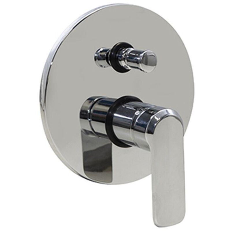 foto del prodotto sphera miscelatore incasso a due vie cromo con leva monocomando mod. alma