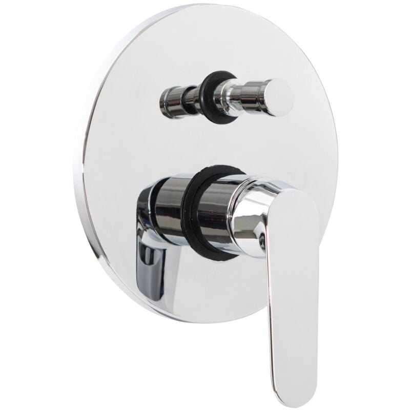 foto del prodotto sphera miscelatore incasso a due vie cromo con leva monocomando mod. dream