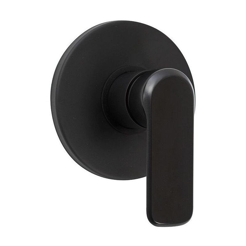 foto del prodotto sphera miscelatore incasso a una via nero opaco con leva monocomando mod. alma