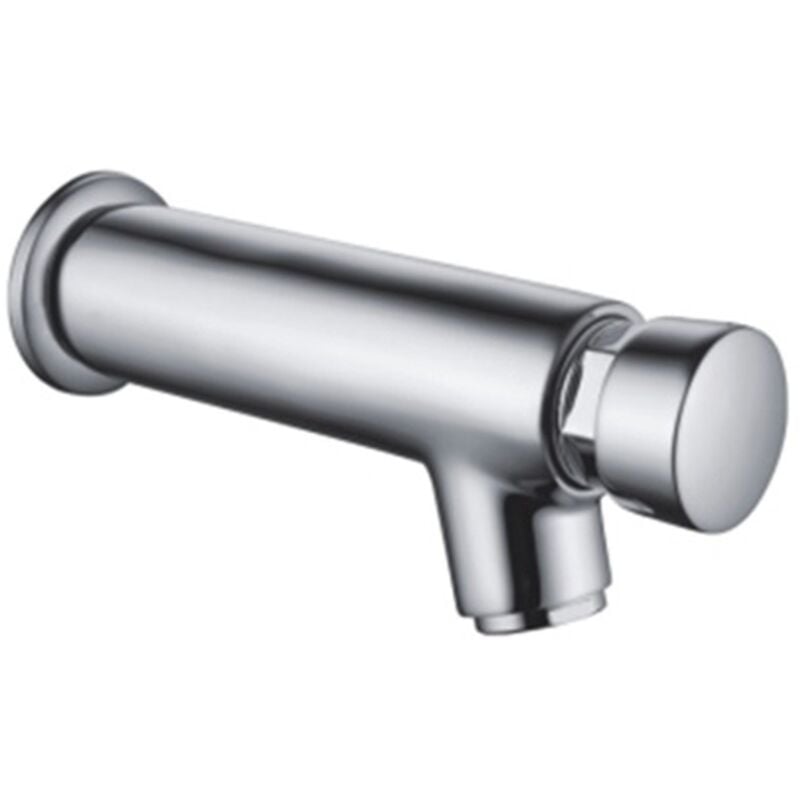 foto del prodotto sphera miscelatore lavabo temporizzato ad acqua fredda cromo con funzionamento meccanico mod. hotellerie