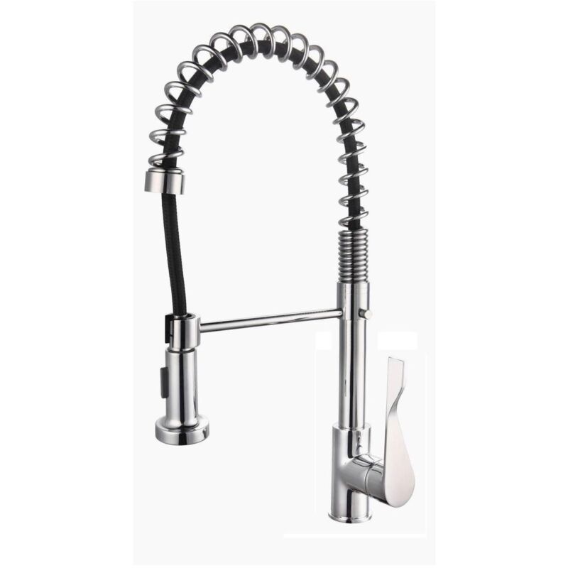 foto del prodotto sphera miscelatore lavello cromo con leva monocomando mod. maxim