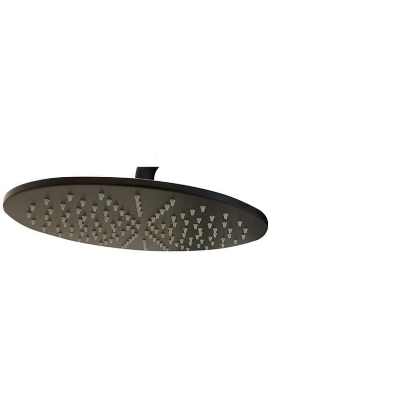 foto del prodotto sphera soffione doccia nero opaco con miscelatore mod. athos