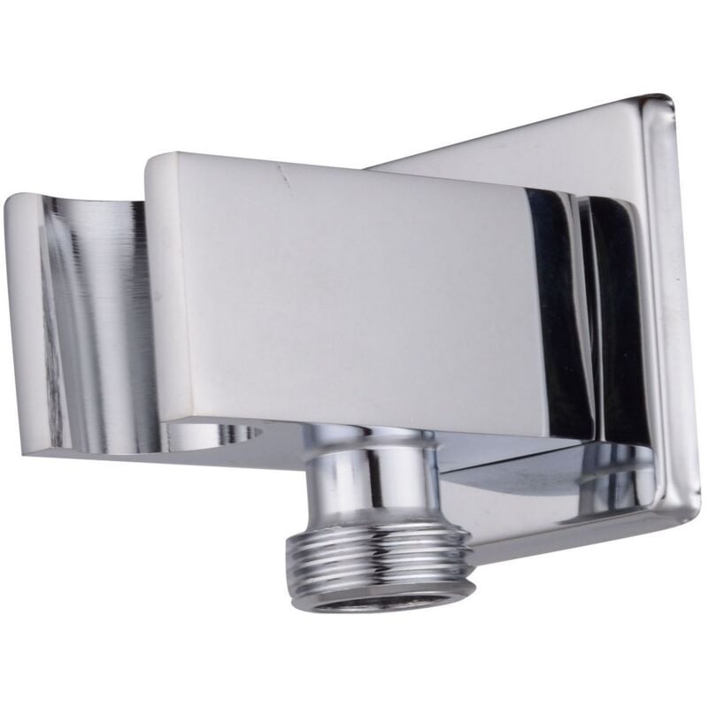foto del prodotto sphera supporto presa acqua quadrato in ottone cromo mod. ares