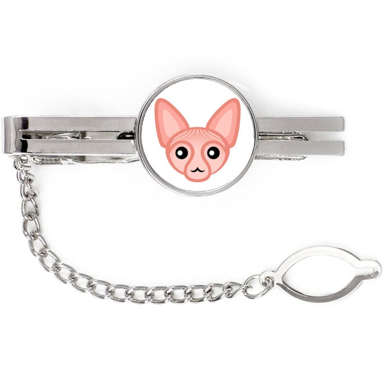 foto del prodotto sphynx - elegante portachiavi in metallo come regalo da art-dog