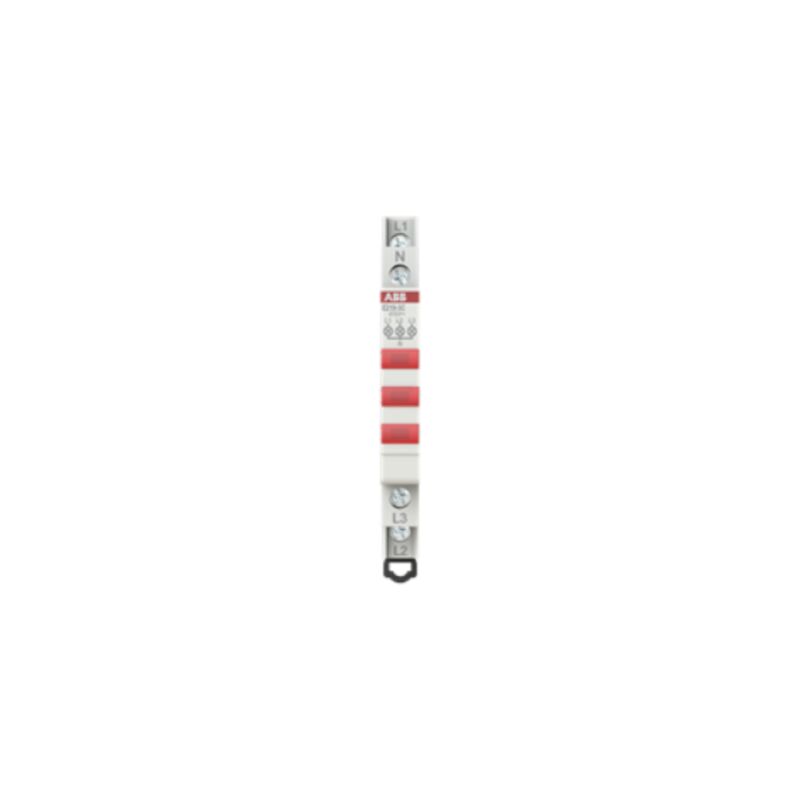 foto del prodotto spia luminosa 3 led rosso rosso rosso e219 3c spia 3 led 415 230v ca abb m141330
