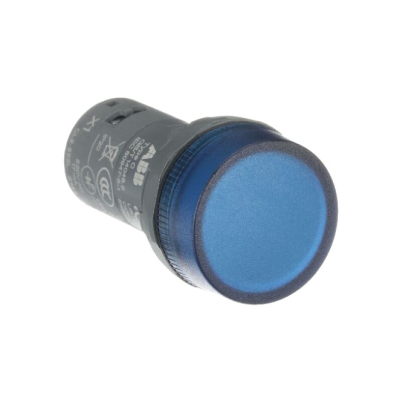 foto del prodotto spia luminosa led blu 230v ac 22mm ip66 ip67 ip69k abb cl2523l