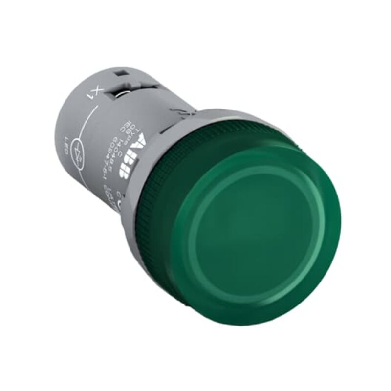 foto del prodotto spia luminosa led verde 12v dc 22mm ip66 abb cl2501g