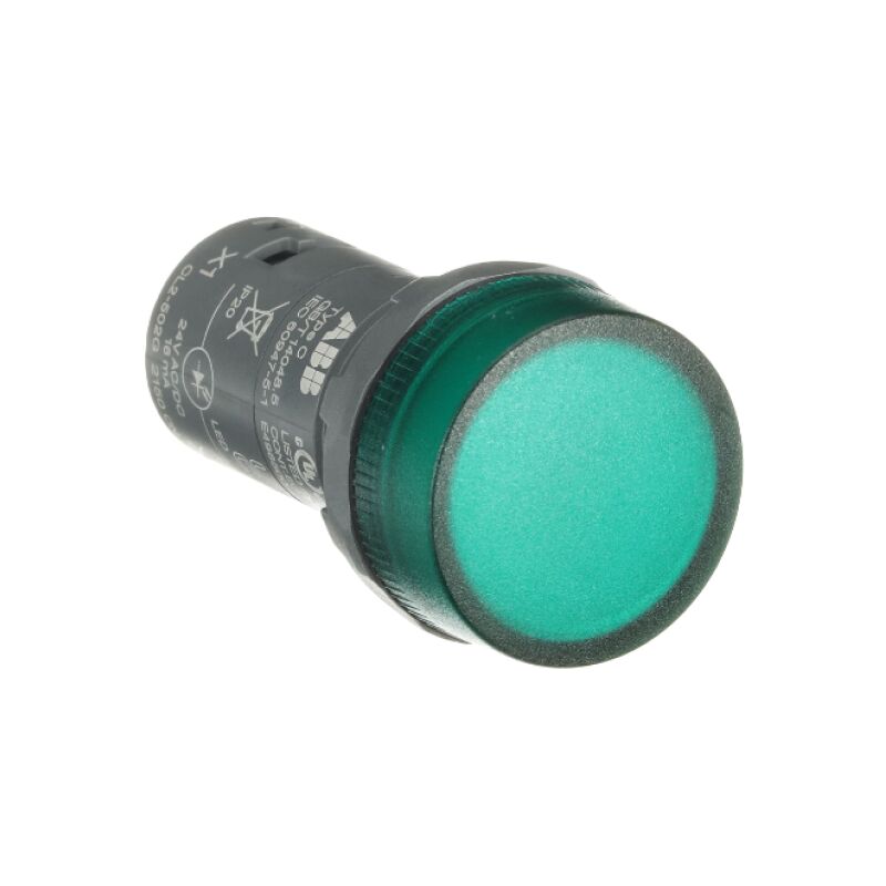 foto del prodotto spia luminosa led verde 24v ac dc 22mm ip66 abb cl2502g