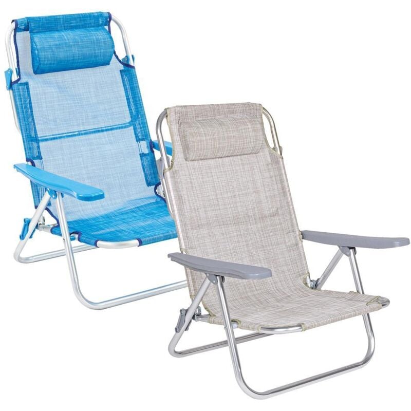 foto del prodotto spiaggina con braccioli gabicce telo blu lif