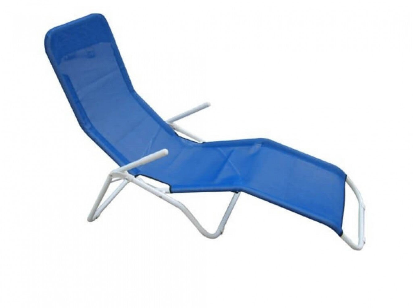 foto del prodotto spiaggina samba 143x59x97 h cm in textilene azzurro