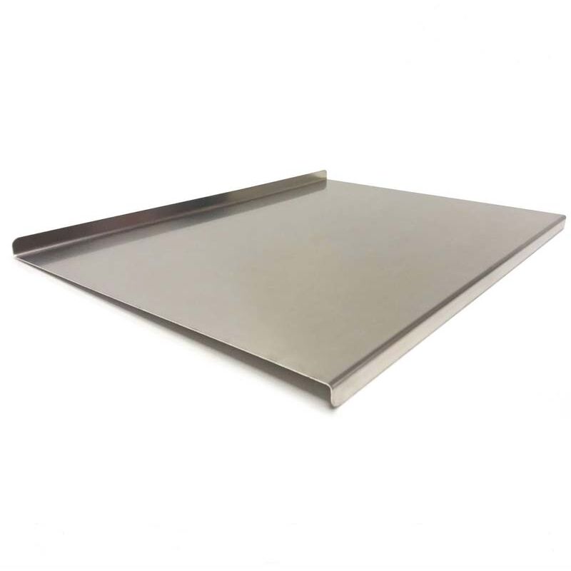 foto del prodotto spianatoia in acciaio inox per impastare pasta pizza dolci per cucina casa scegli la misura 80x43,5x1,5 cm