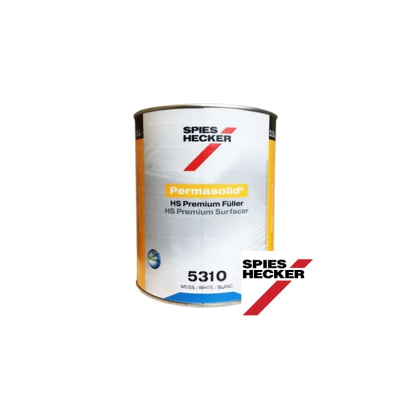 foto del prodotto spies hecker permasolid hs premium surfacer 5310 white lt 3,5