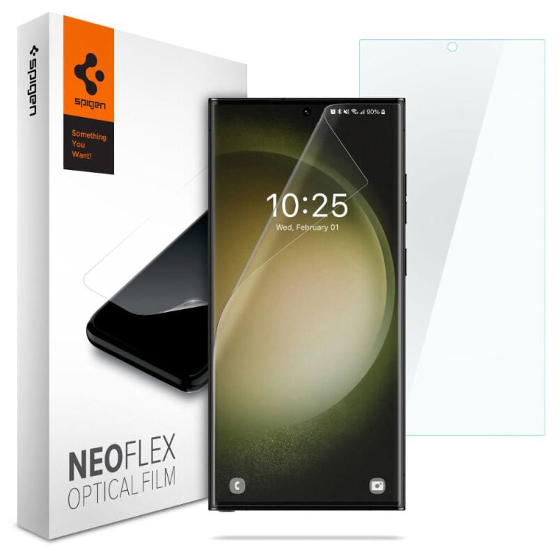 foto del prodotto spigen neo flex schutzfolie 2 st ck f r samsung galaxy s23 ultra transparent 
