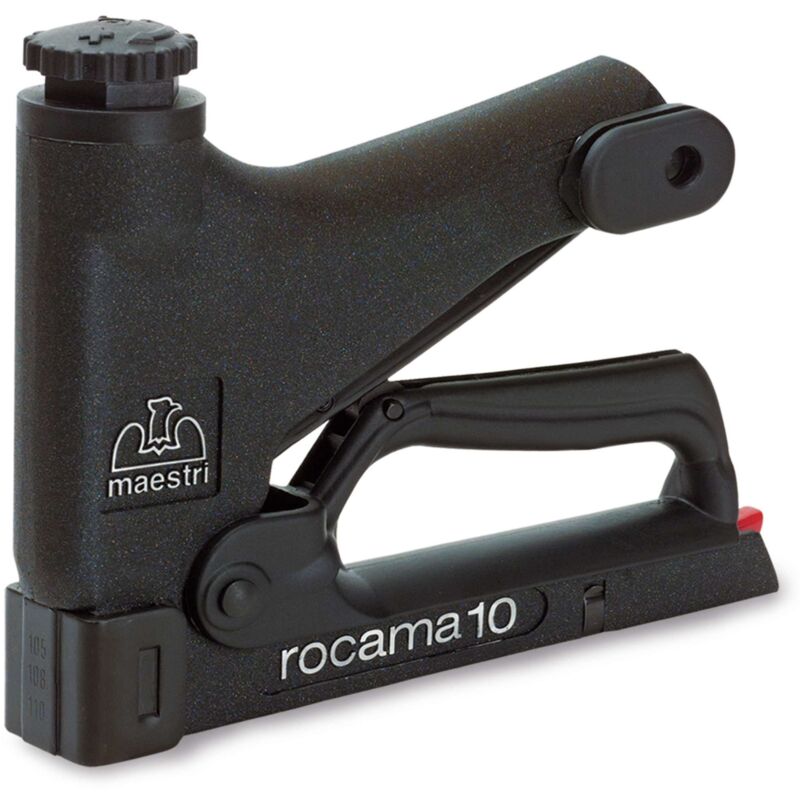 foto del prodotto spillatrice fissatrice maestri rocama mod 10 sa passo punti 11,2 mm prof 5 10 mm punti 105 13 108 13 110 13
