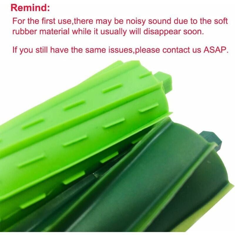 foto del prodotto spille di gomma di ricambio, adattate agli accessori per irobot roomba i7 i7 e5 e6 e7, 2 set