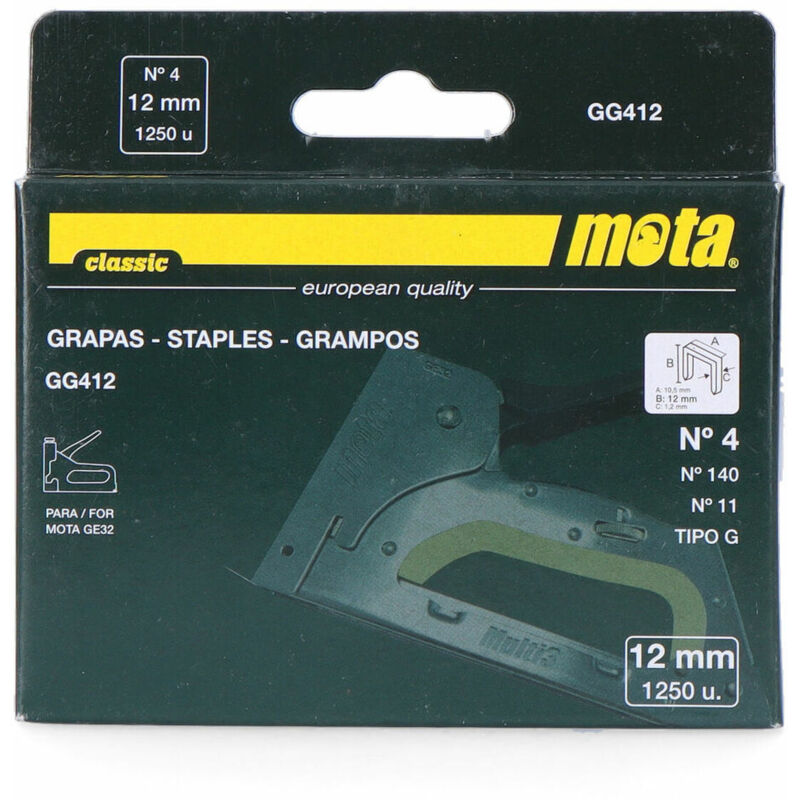 foto del prodotto spille mota gg412 1000 unidades 12 mm n 4