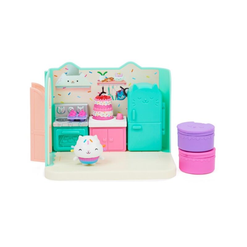 foto del prodotto spin master gabby dollhouse playset della casa cucina