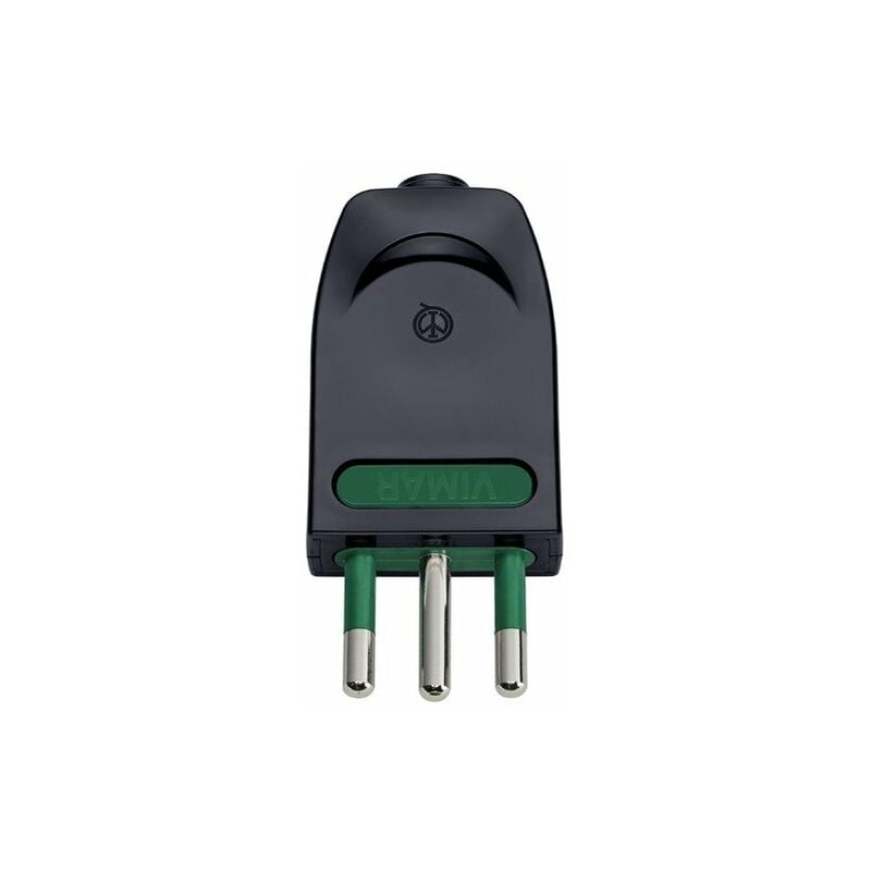 foto del prodotto spina 2p t10a nera orientabile