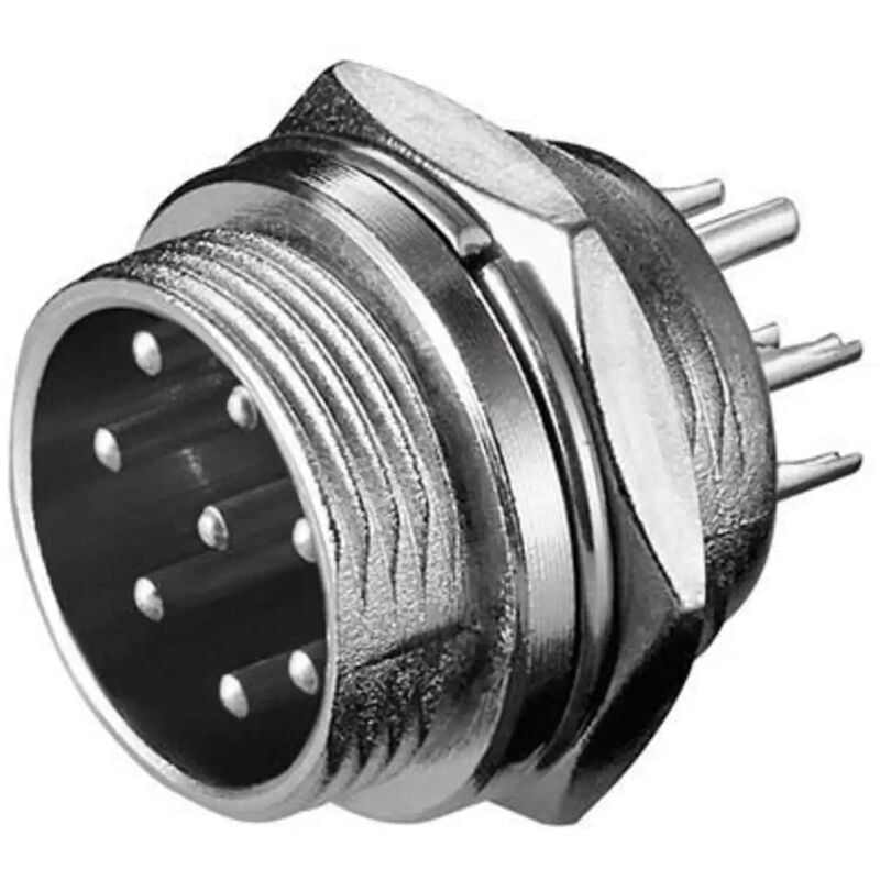 foto del prodotto spina 8 poli da pannello per microfono ad avvitare 1 pezzo