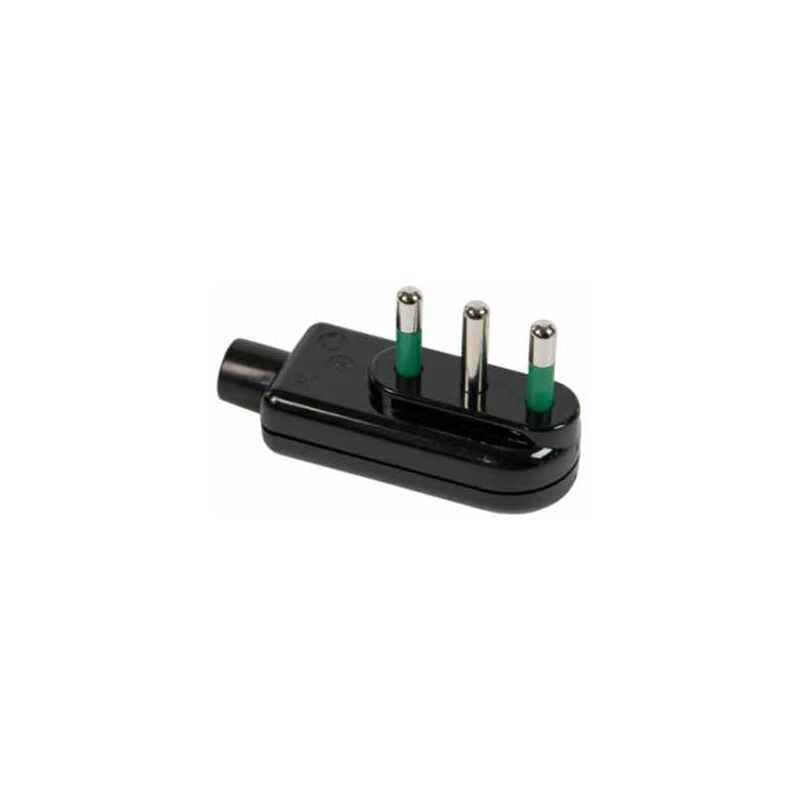 foto del prodotto spina a squadra colore nero italiana 2p t 16a ribassata fanton 80041