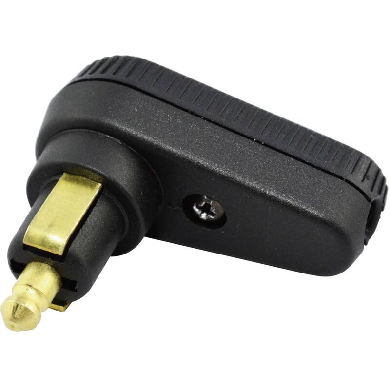 foto del prodotto spina angolata din ba12 portata massima corrente 8 a adatto per dettagli prese standard spina 6 24 v dc baas
