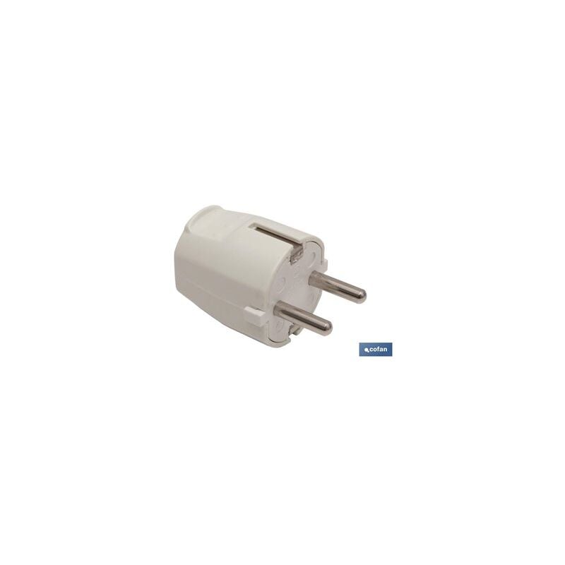 foto del prodotto spina bipolare bianca 16a 250v 