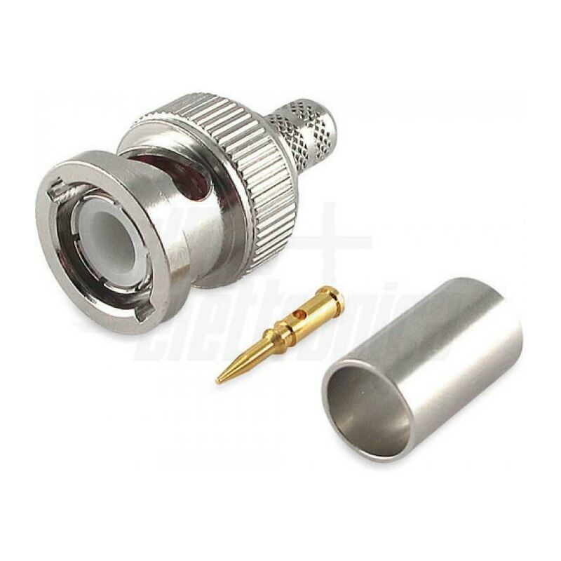 foto del prodotto spina bnc a crimpare mil ug 1789 rg 80 112 alpha elettronica