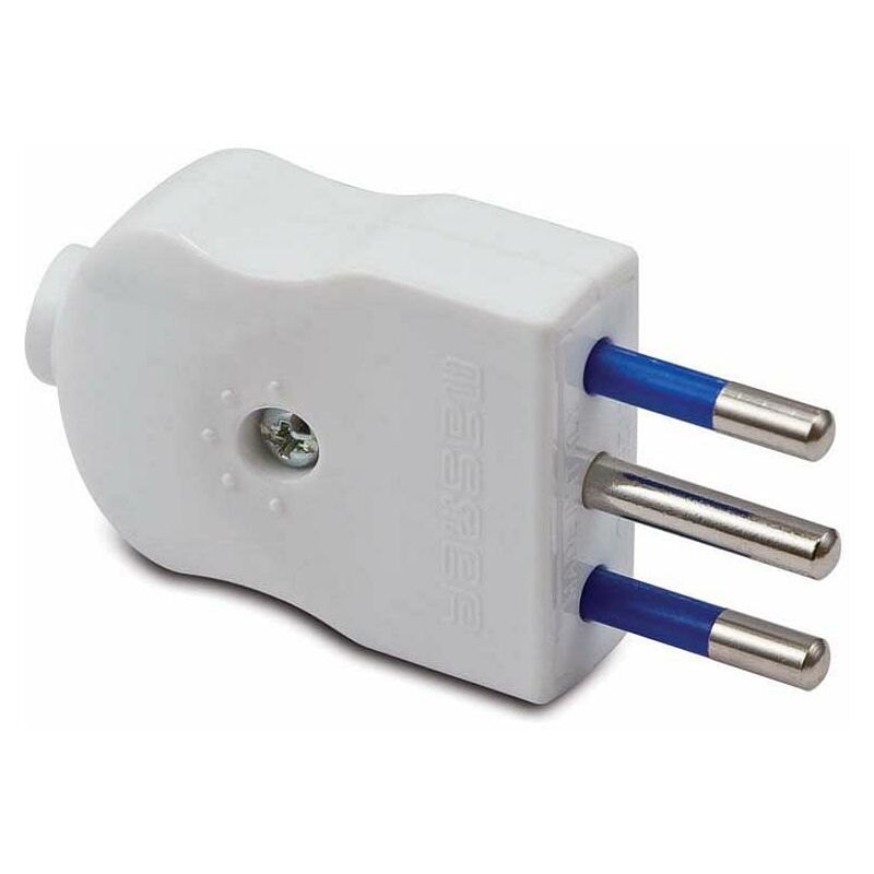 foto del prodotto spina compact 2 poli t 10 a bianco