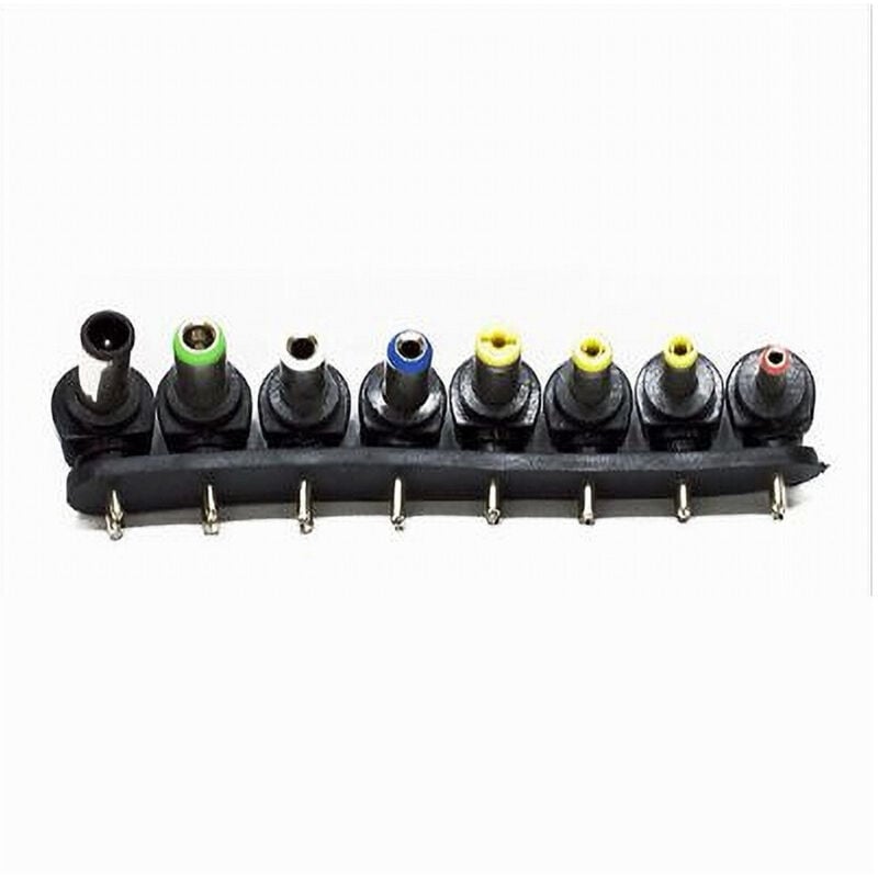 foto del prodotto spina connettore dc alimentatore notebook laptop universale 8 pz ds-t001 - - maxtech