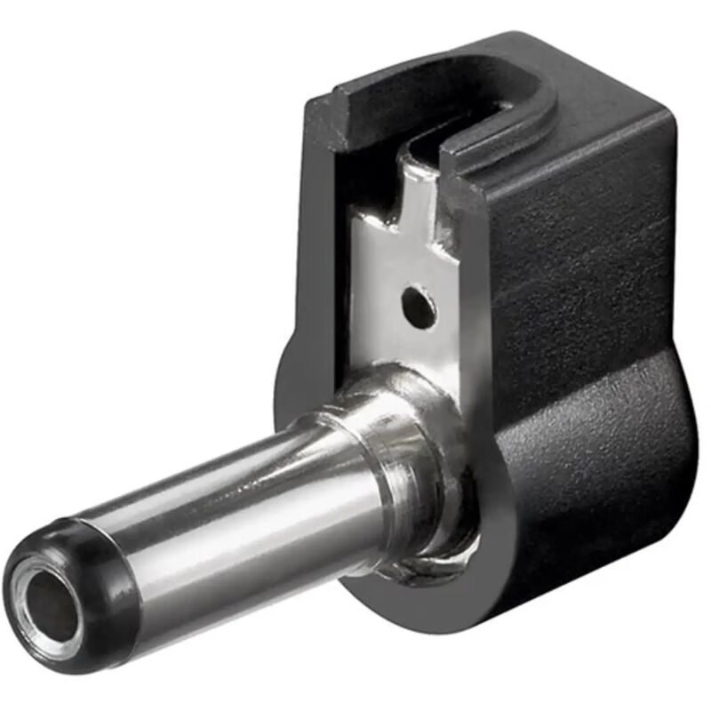 foto del prodotto spina di alimentazione dc angolata 2,5 x 5,5 mm lungo